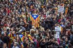 Regional Strike In Catalonia By The Pro Independence Union