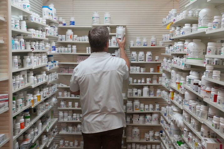 Inside A Pharmacy As Trump Threatens Pharmaceutical Tariffs