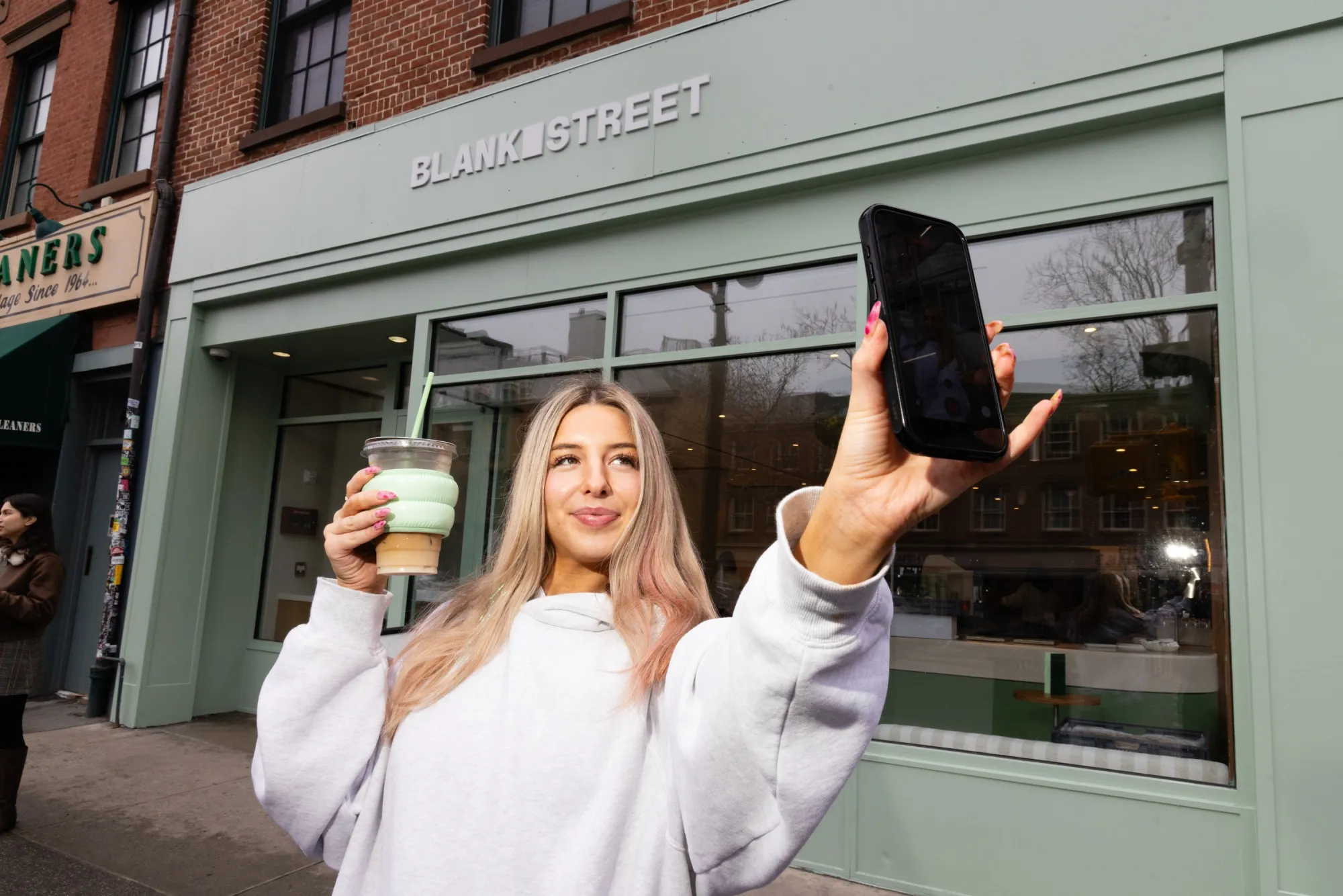 Maegan Stewart, a 24-year-old budding influencer, says Blank Street’s new concept&nbsp;“ups their game.”