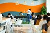 Employees play pool during their lunch break in the pantry at the Garena Interactive Holding Ltd. headquarters in Singapore, on Thursday, Aug. 25, 2016. Garena, a gaming and e-commerce empire that is now Southeast Asia's largest startup, is a Singapore-based company that's valued at more than $3.75 billion.