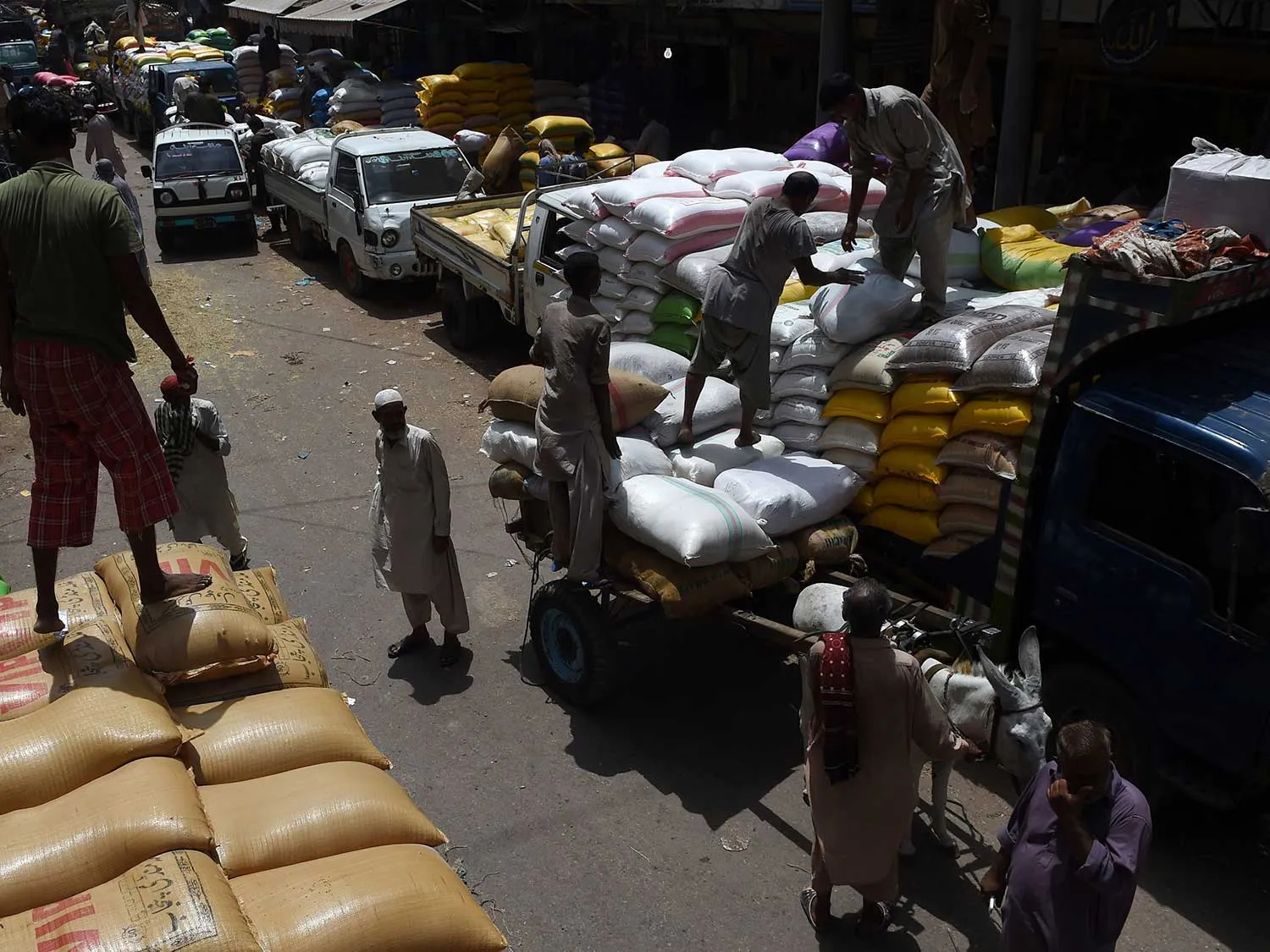 A market in Karachi