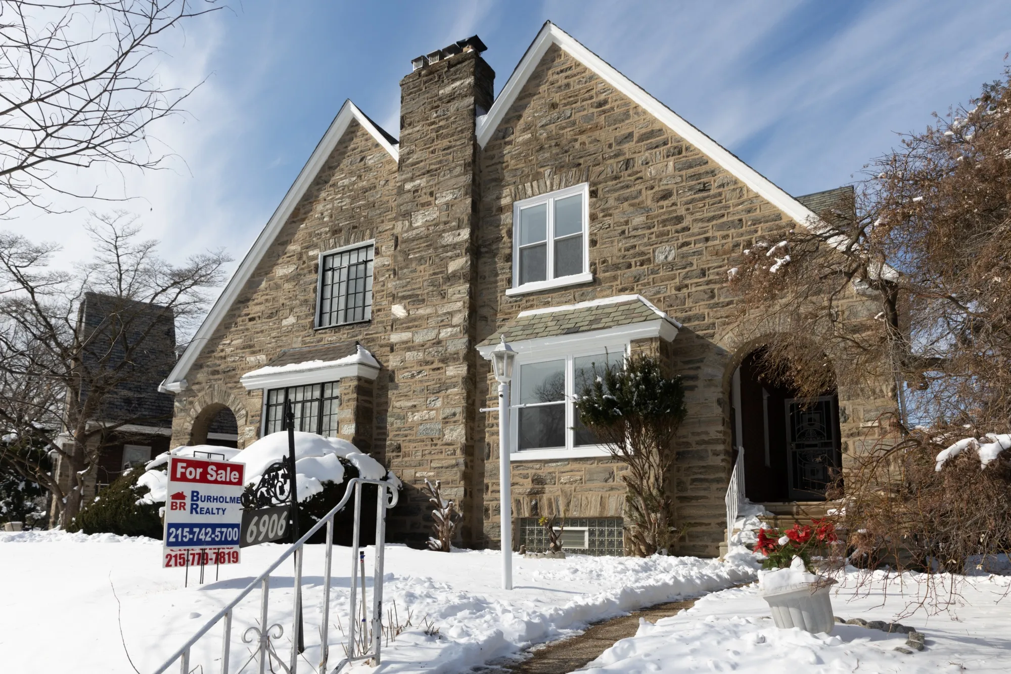 A home for sale in Philadelphia, Pennsylvania, US.