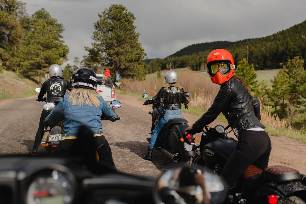 woman bike rider