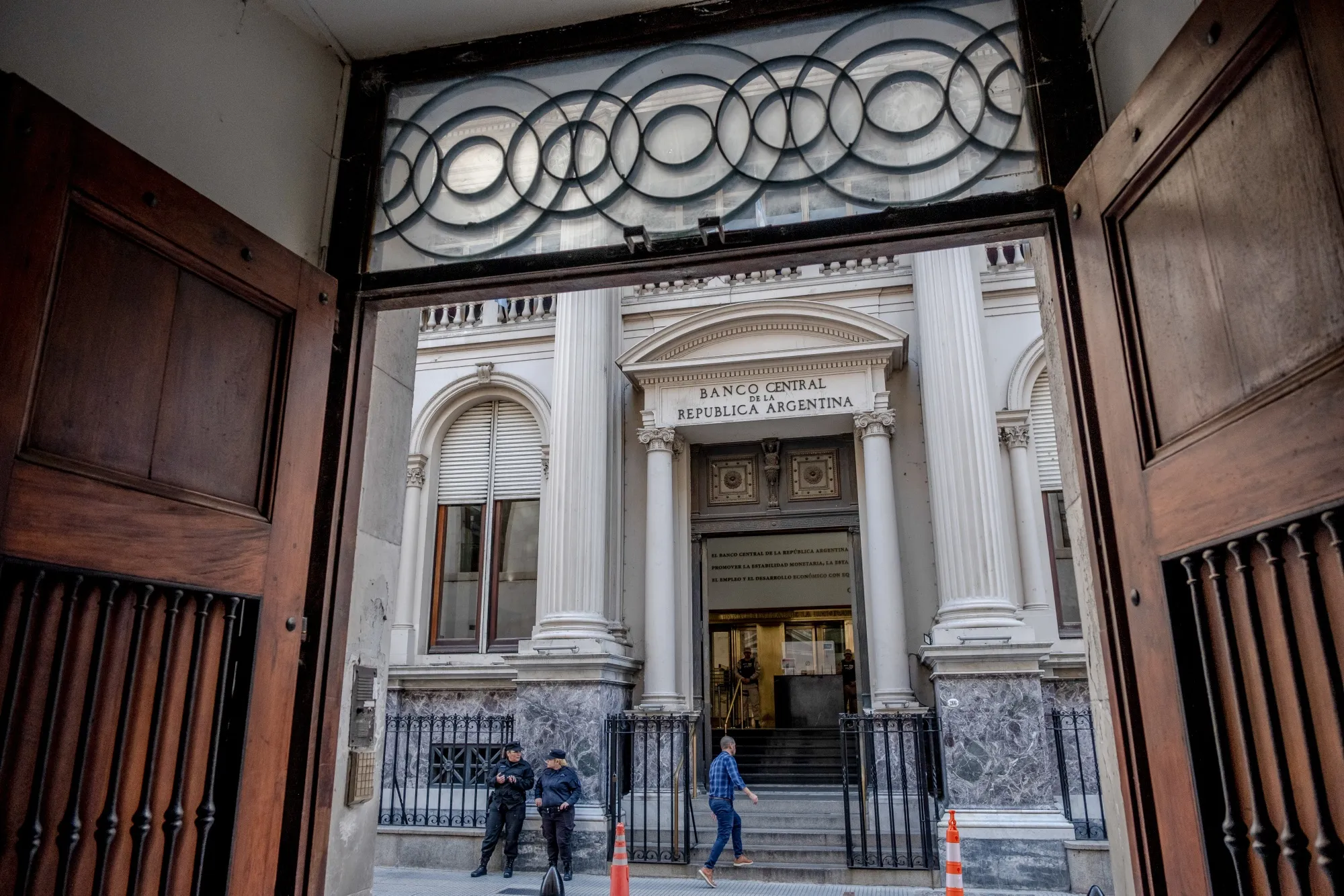 The Central Bank of Argentina in Buenos Aires.