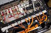Electric parts connected with cables inside a box. Photographer: Gabby Jones/Bloomberg
