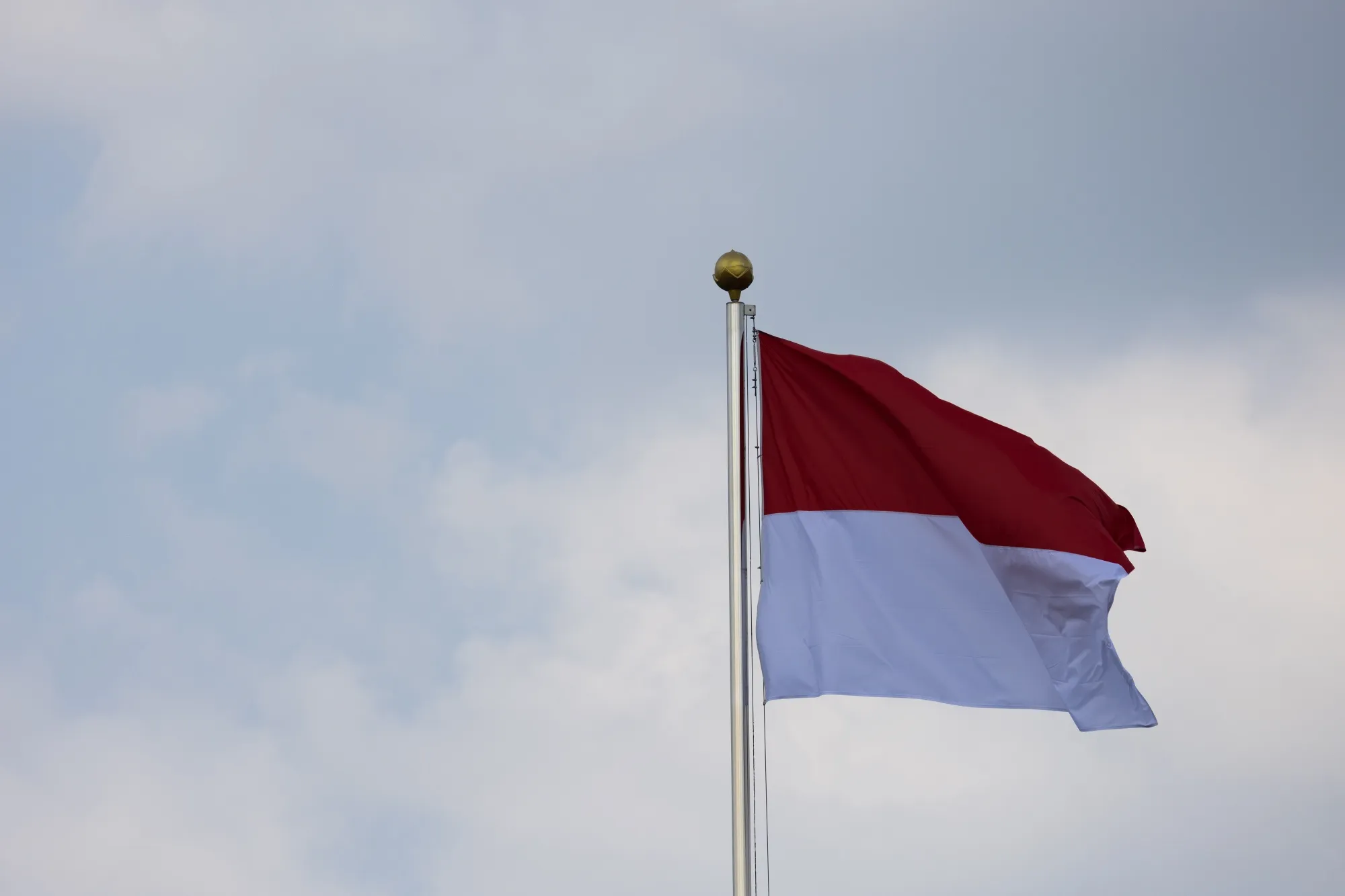 Indonesia's national flag.