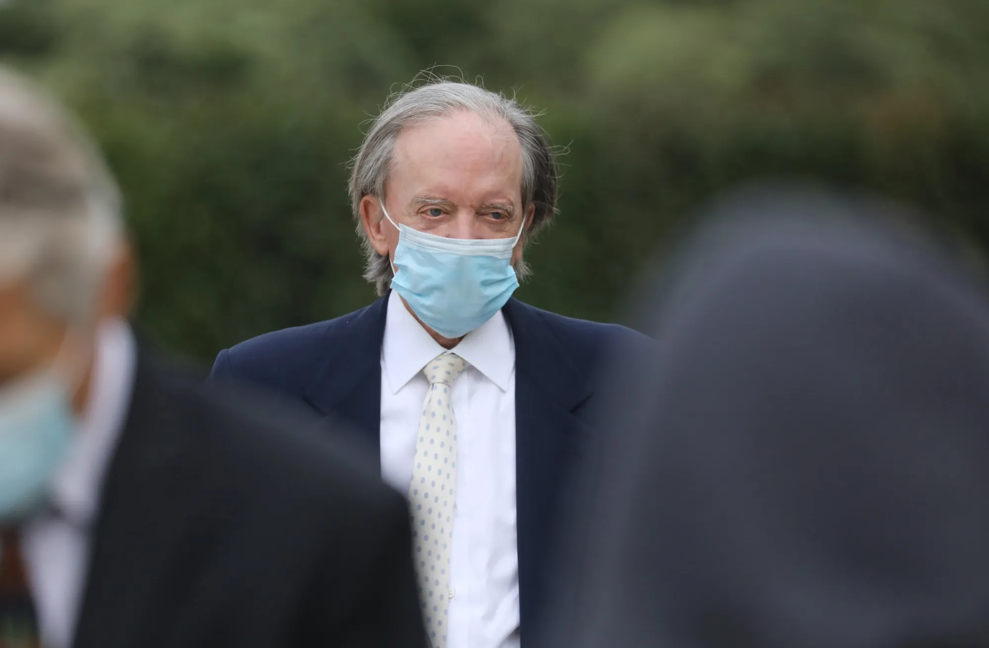Bill Gross arrives at state court in Santa Ana, Calif., on Dec. 7, 2020.