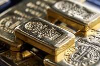 Gold Bars at Solar Capital Gold Zrt. As Traders Seek Haven Amid Russia War