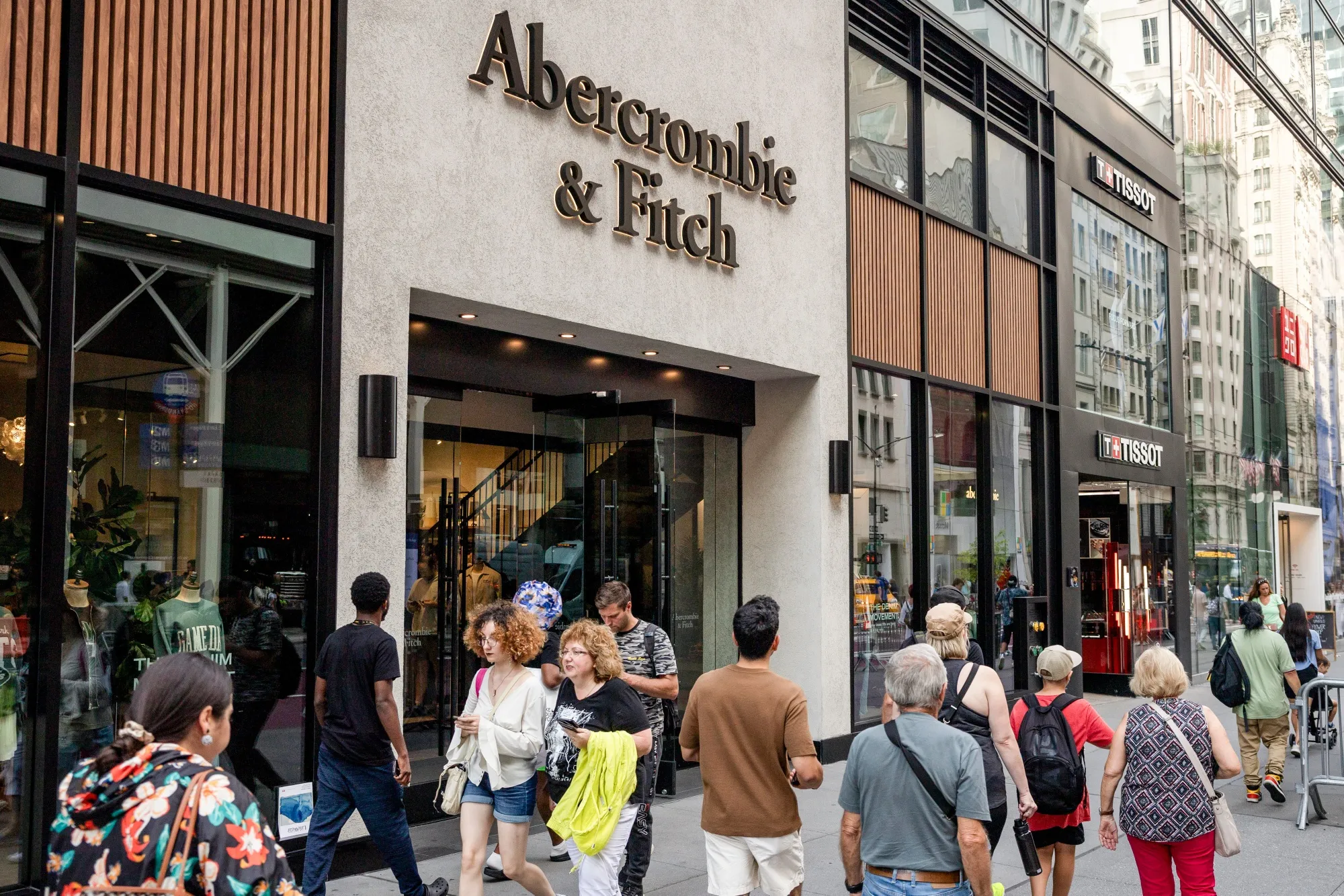 An Abercrombie &amp; Fitch store in New York.