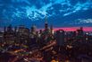 Aerial Views Of Manhattan At Dusk As U.S. Stocks Fall With Treasuries Amidst Euro Stalls On Greece Talks