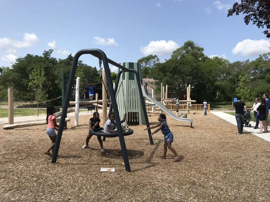 The recently-opened Ella Fitzgerald Park shows how Detroit is getting creative with vacant lots.