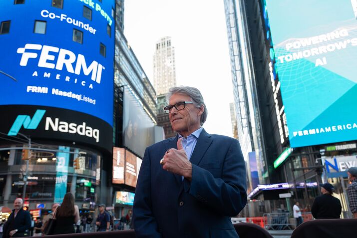 Rick Perry's Energy REIT Fermi IPO At Nasdaq MarketSite