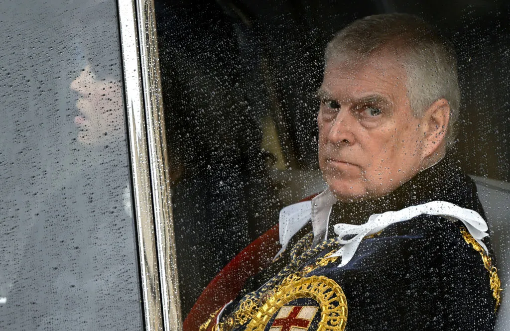 The then Prince Andrew, Duke of York after his brother’s coronation.&nbsp;