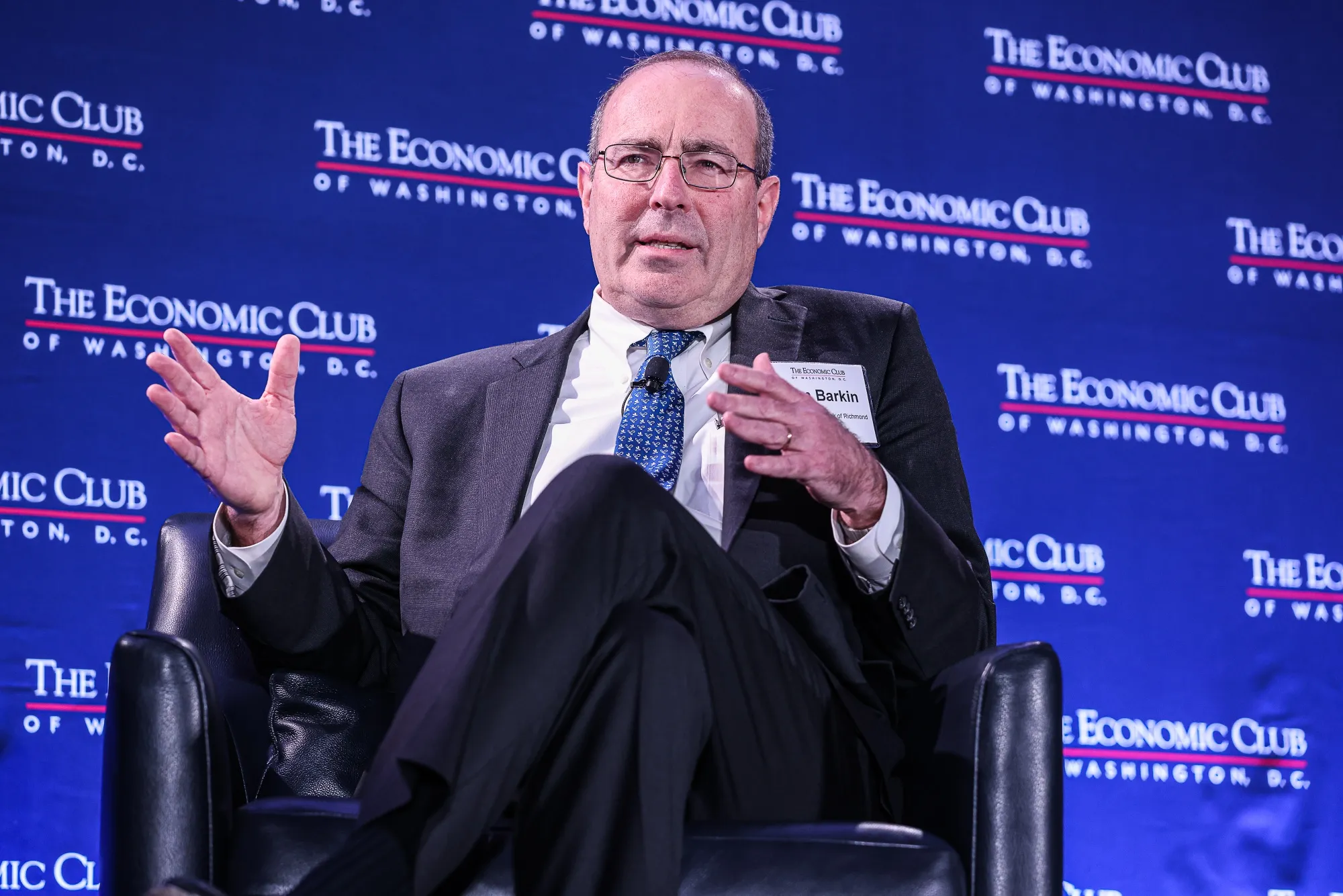 President of the Federal Reserve Bank of Richmond&nbsp;Thomas Barkin