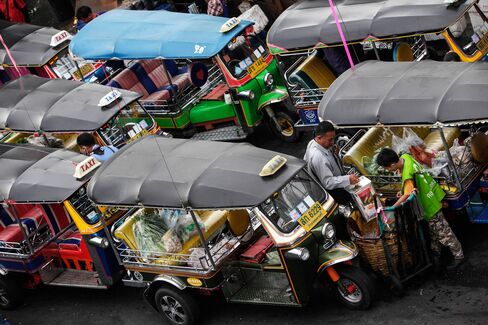 Images Of Thai Economy As GDP Figures Are Released