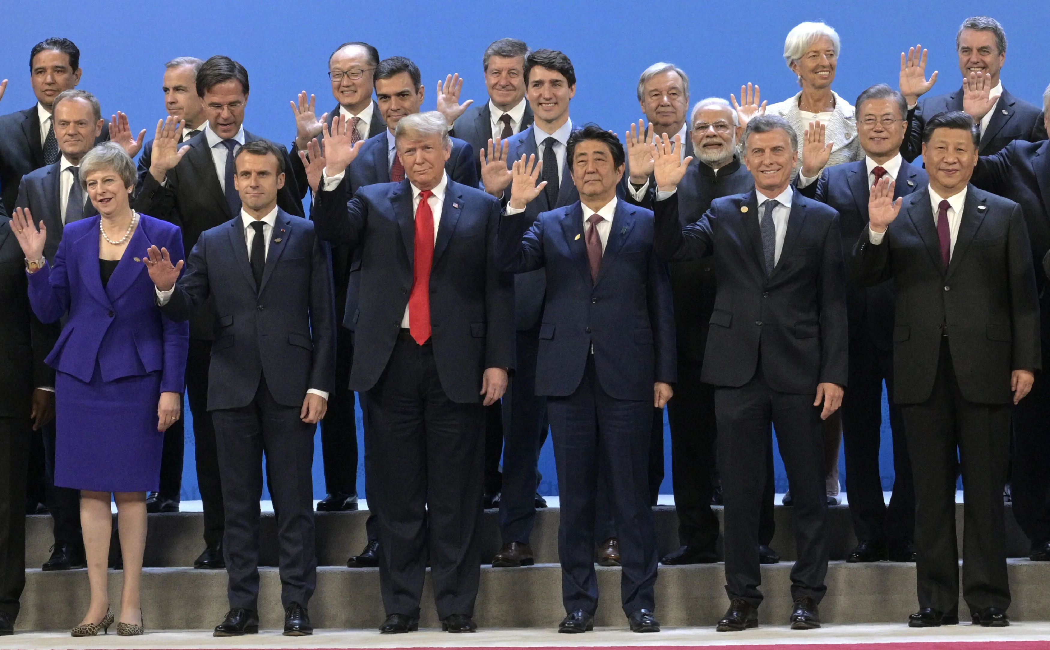 Leaders pose for a family photo at the G20 Leaders’ Summit in Buenos Aires