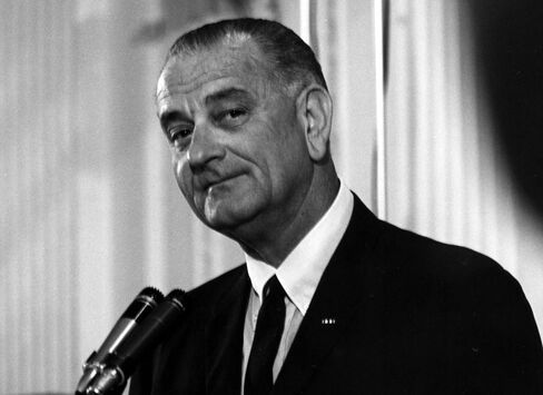 President Lyndon B. Johnson in 1965.