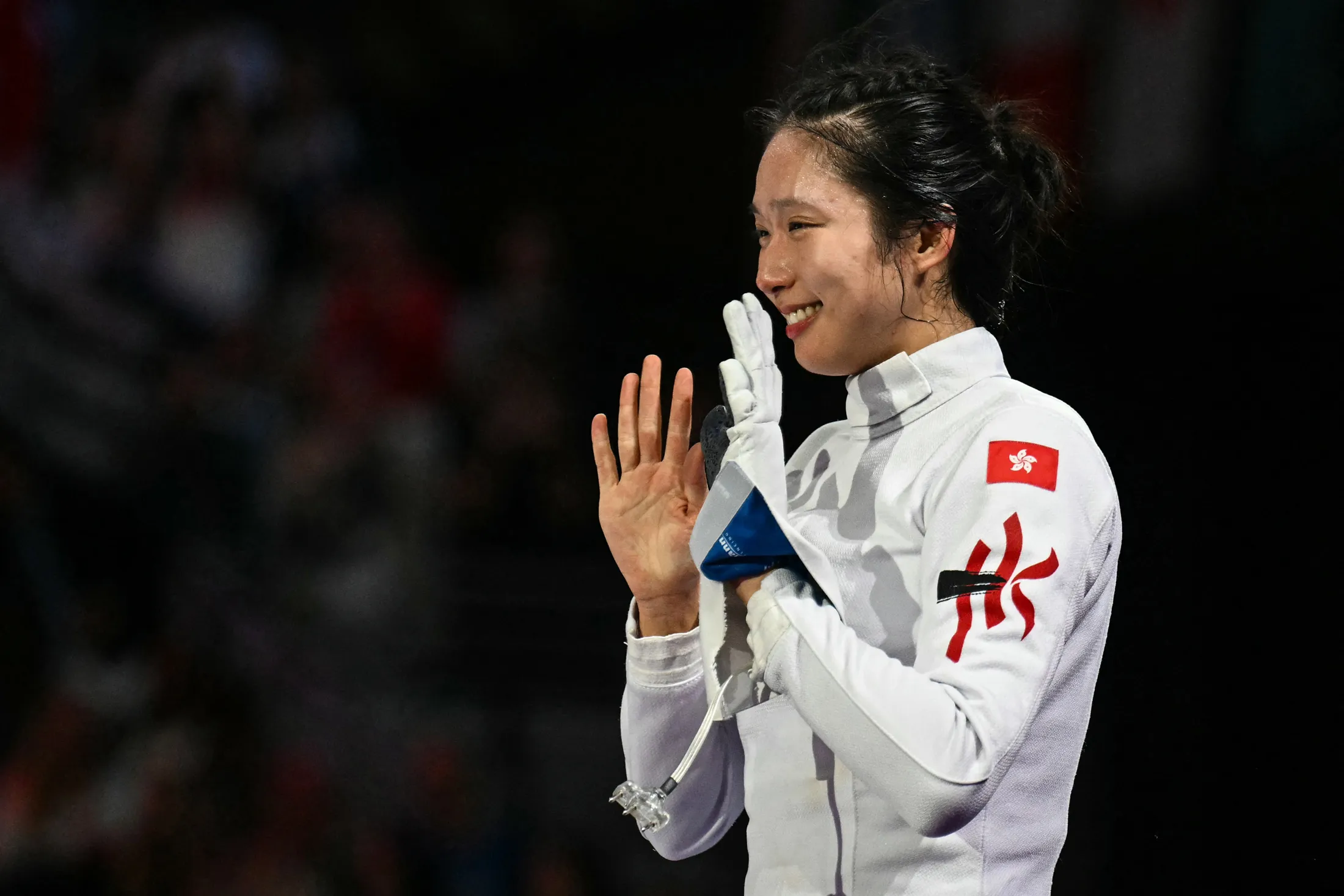 Hong Kong Olympic gold medalist Vivian Kong.