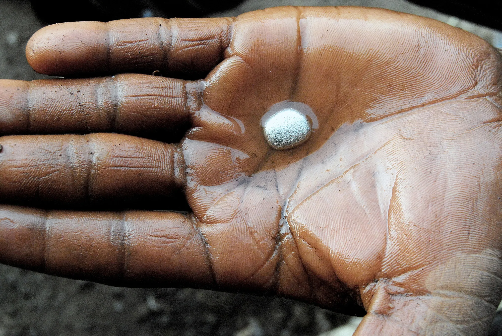 Gold ore extracted from&nbsp;artisanal mining in Sadiola, north-western Mali.