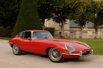 Mid- and entry-level classics like this 1960s Jaguar E-Type have cooled recently at auction.