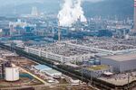 The ENN Natural Gas Co. Xinao Longran Liquefied Natural Gas (LNG) Plant in Chongqing, China, on Monday, Feb. 17, 2025. Liquefied natural gas and tungsten — a metal used in the defense and energy industries — are the commodities on the front lines of the opening salvo of the US-China trade war. Photographer: Na Bian/Bloomberg