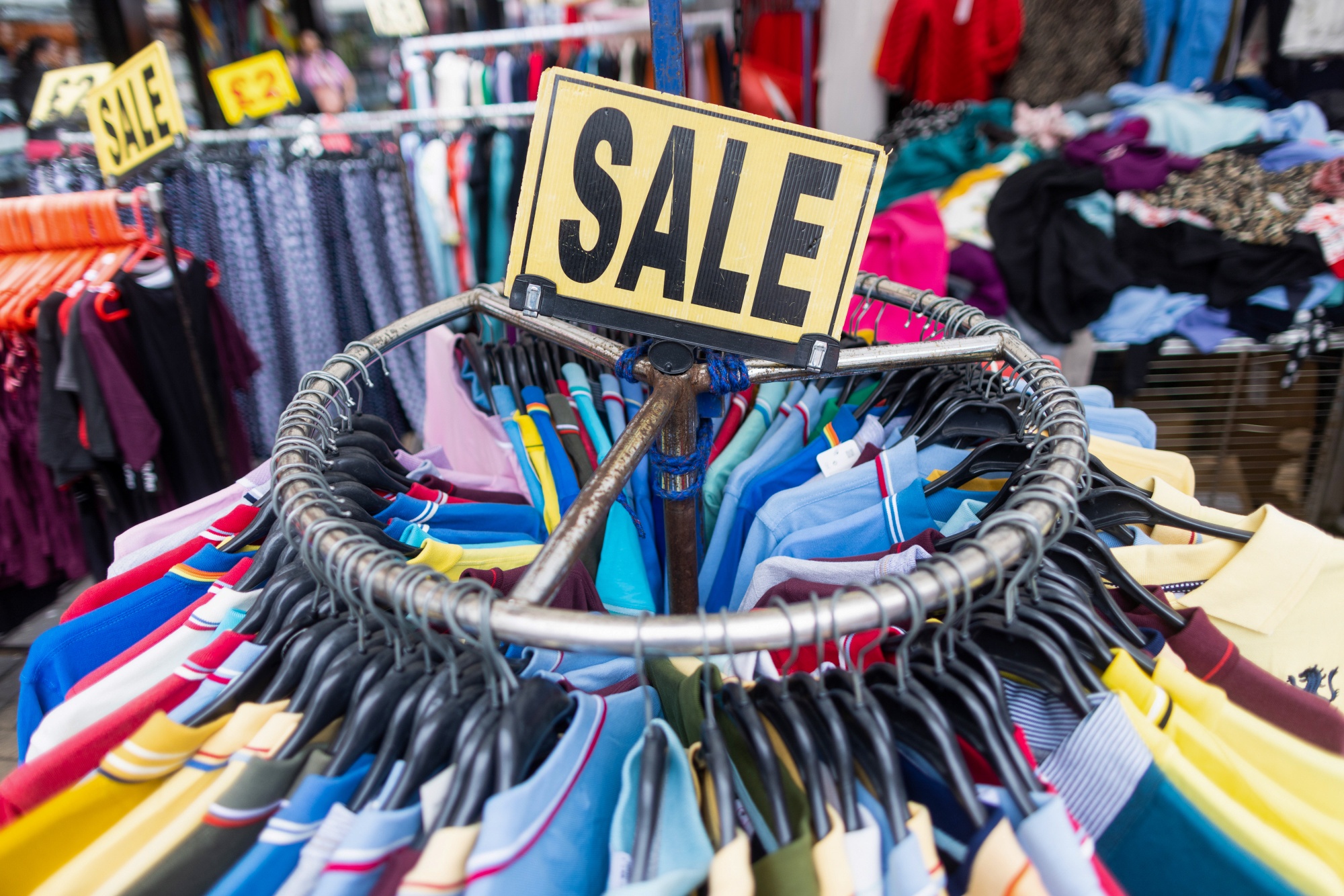 Second Hand Clothing Sale