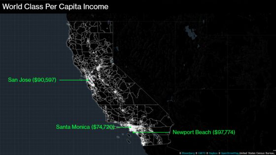 In Newport Beach, Per-Capita Income Is Close to the Price of a Porsche