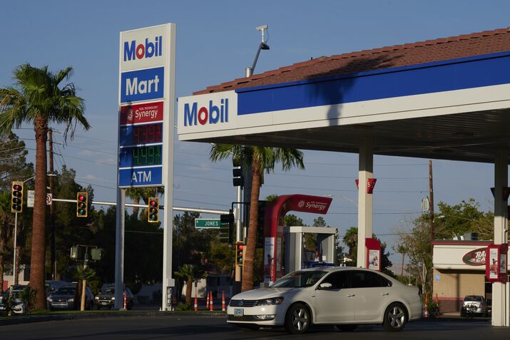 An Exxon Mobil Gas Station Ahead Of Earnings Figures