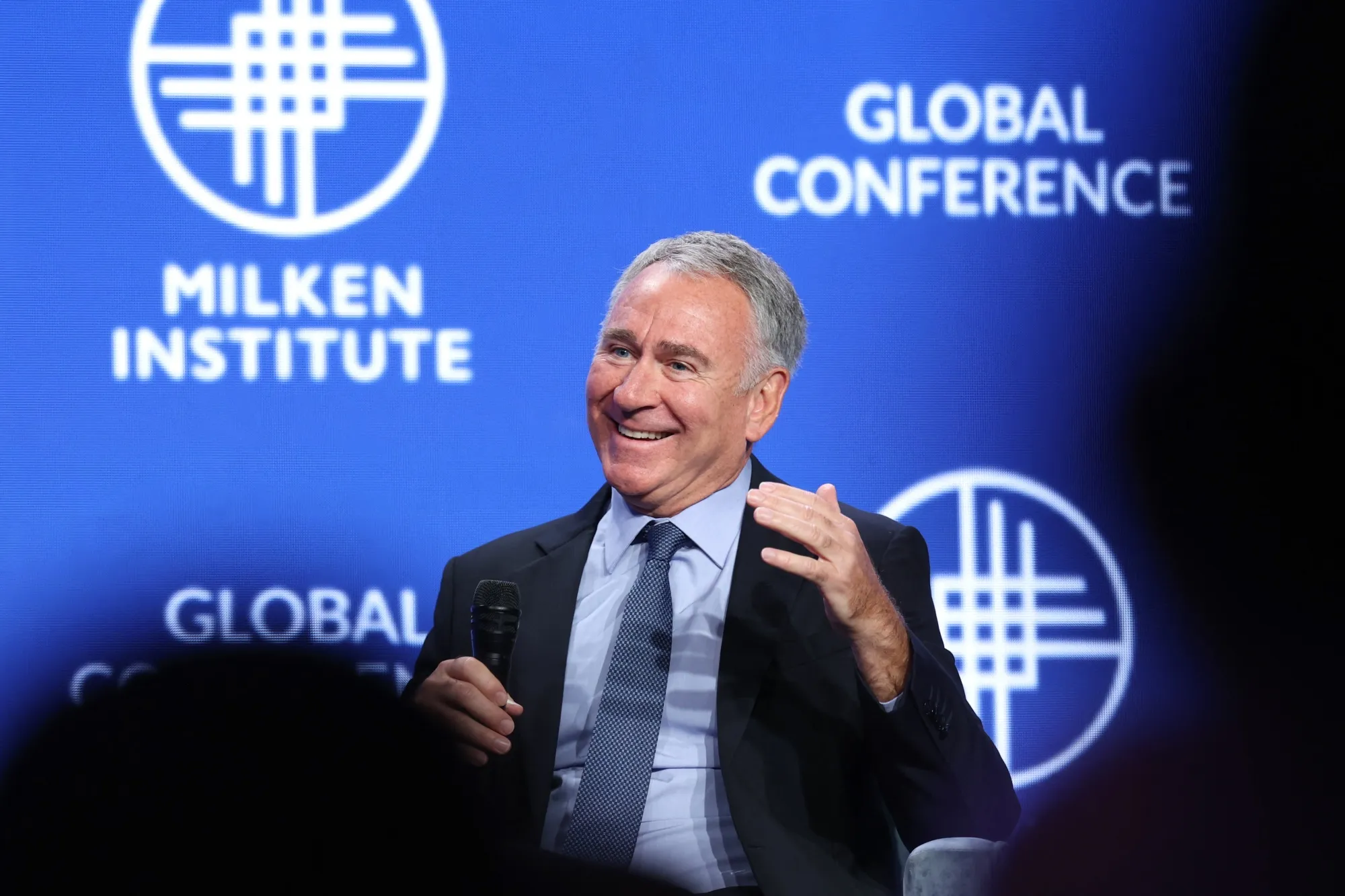 Ken Griffin, founder and CEO of hedge fund Citadel, at the 29th annual Milken Institute Global Conference on Tuesday.