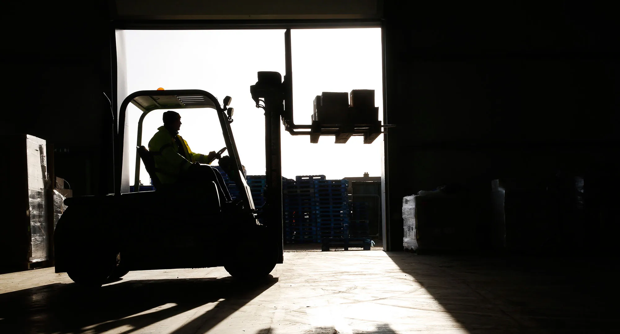 forklift warehouse