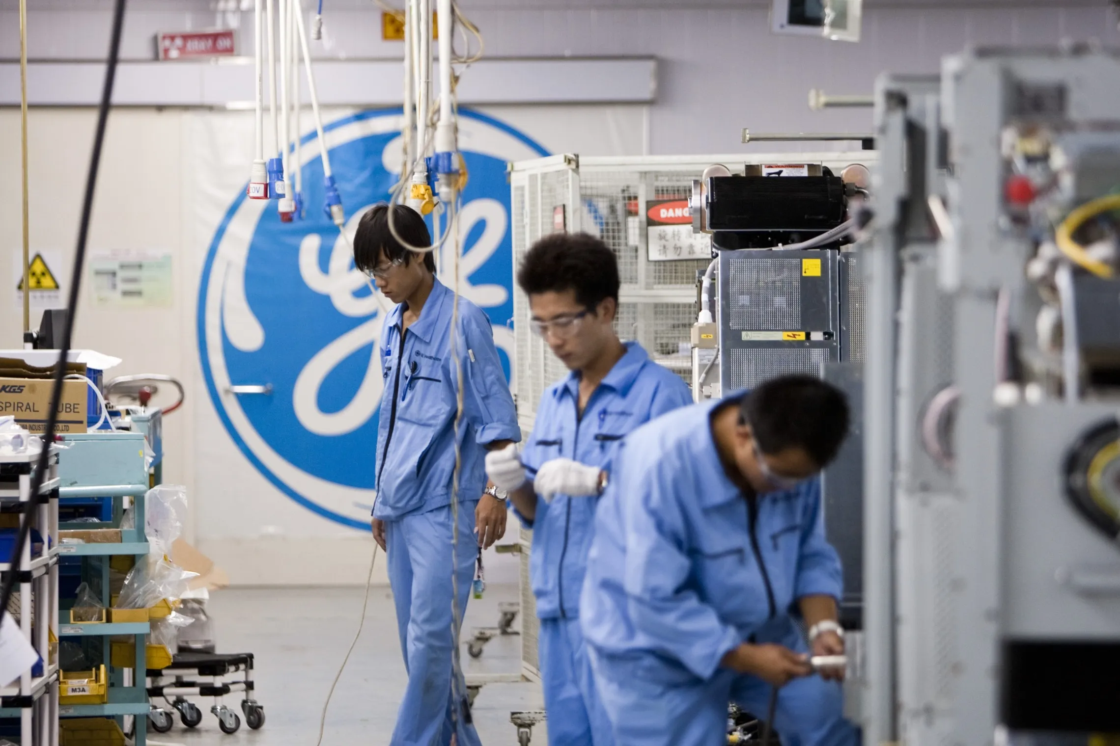 The General Electric Co. healthcare unit's production facility in Beijing.