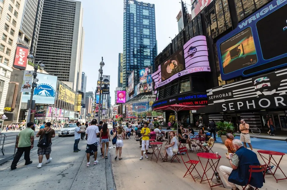 As transportation commissioner, Sadik-Khan oversaw the redesign of Times Square.