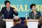 Shinzo Abe and Yuriko Koike during a debate on Oct. 8. Photographer: Akio Kon/Bloomberg