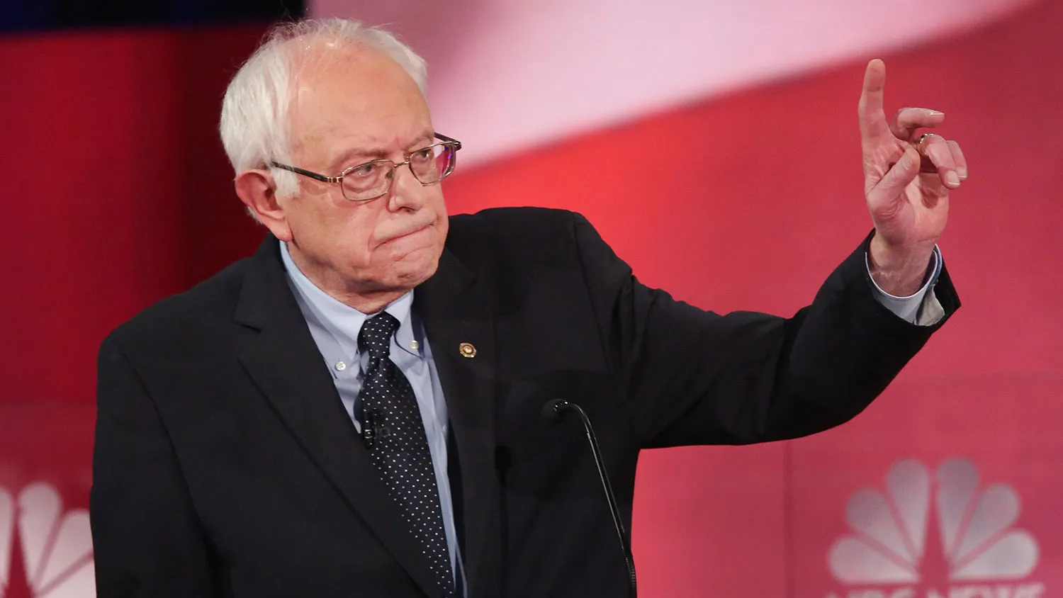 Democratic presidential candidate Bernie Sanders participates in a debate on Jan. 17, 2016, in Charleston, South Carolina.
