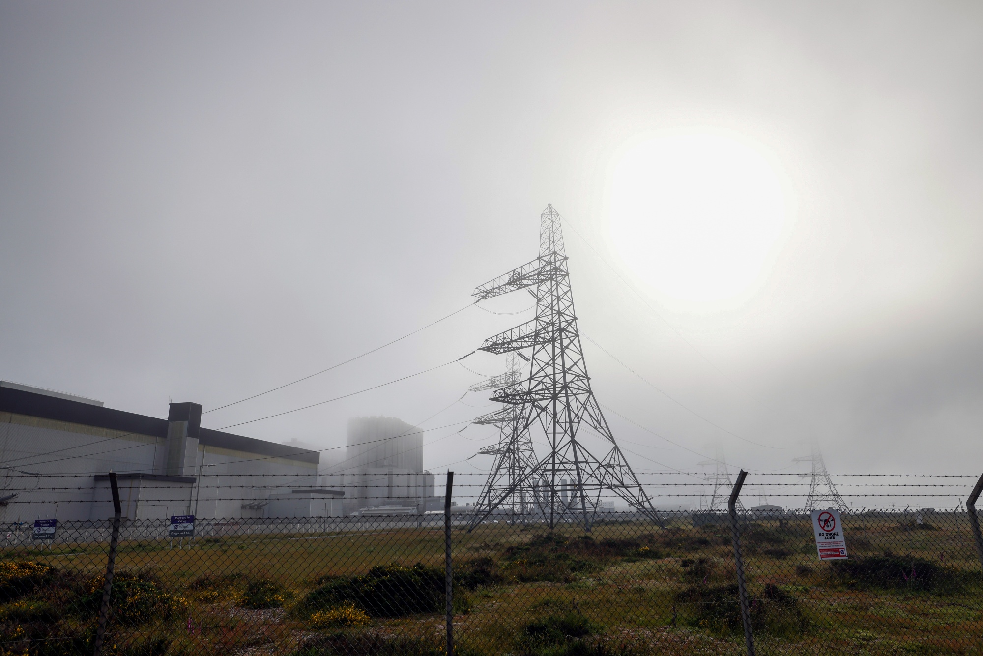 Dungeness B nuclear power plant, operated by Electricite de France SA (EDF), in Dungeness, U.K., on June 10, 2021. Electricite de France SA will consider alternatives for power contracts tied to its Dungeness B nuclear power station in the U.K., which will be permanently decommissioned.