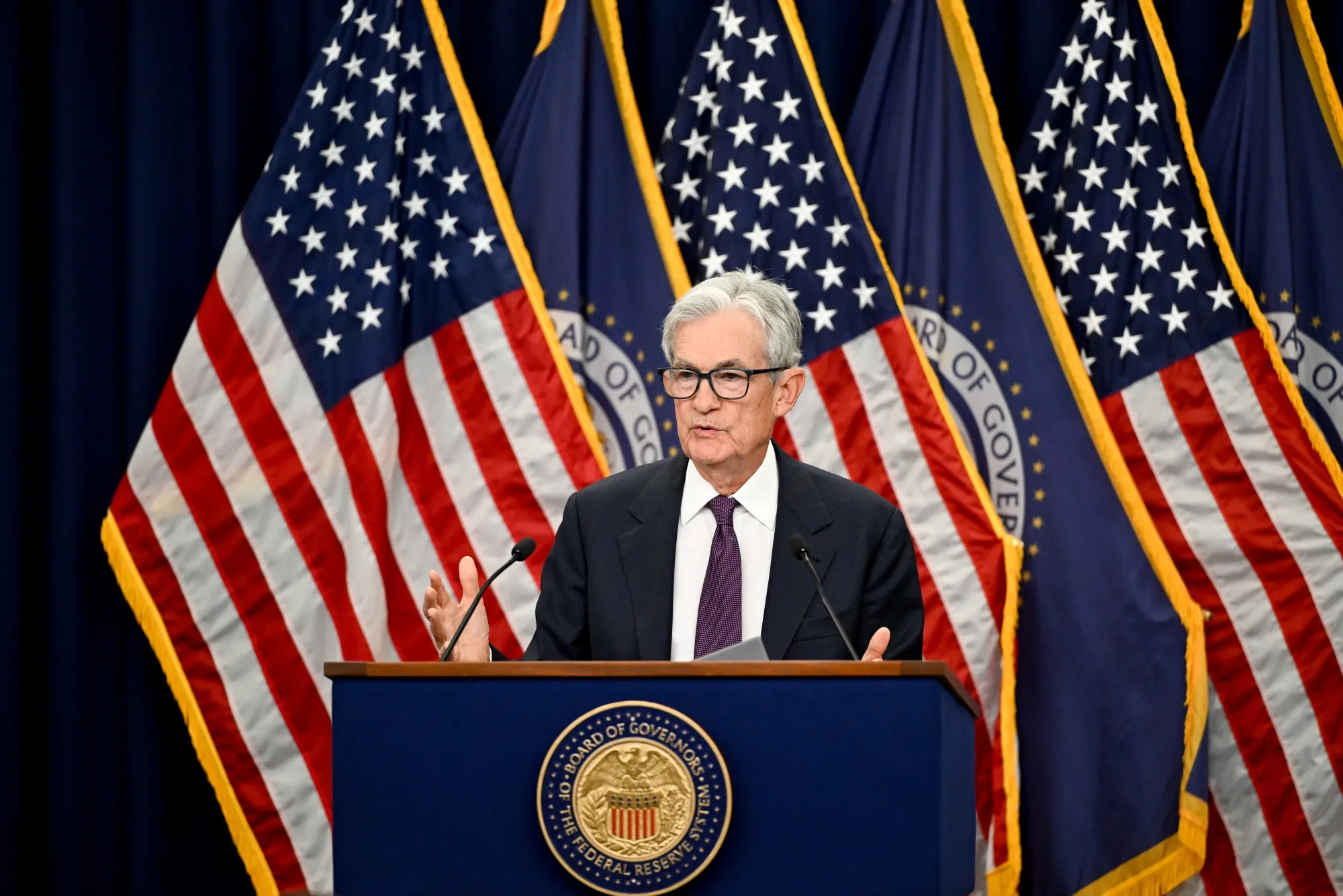 Fed Chair Powell Holds News Conference Following FOMC Rate Decision