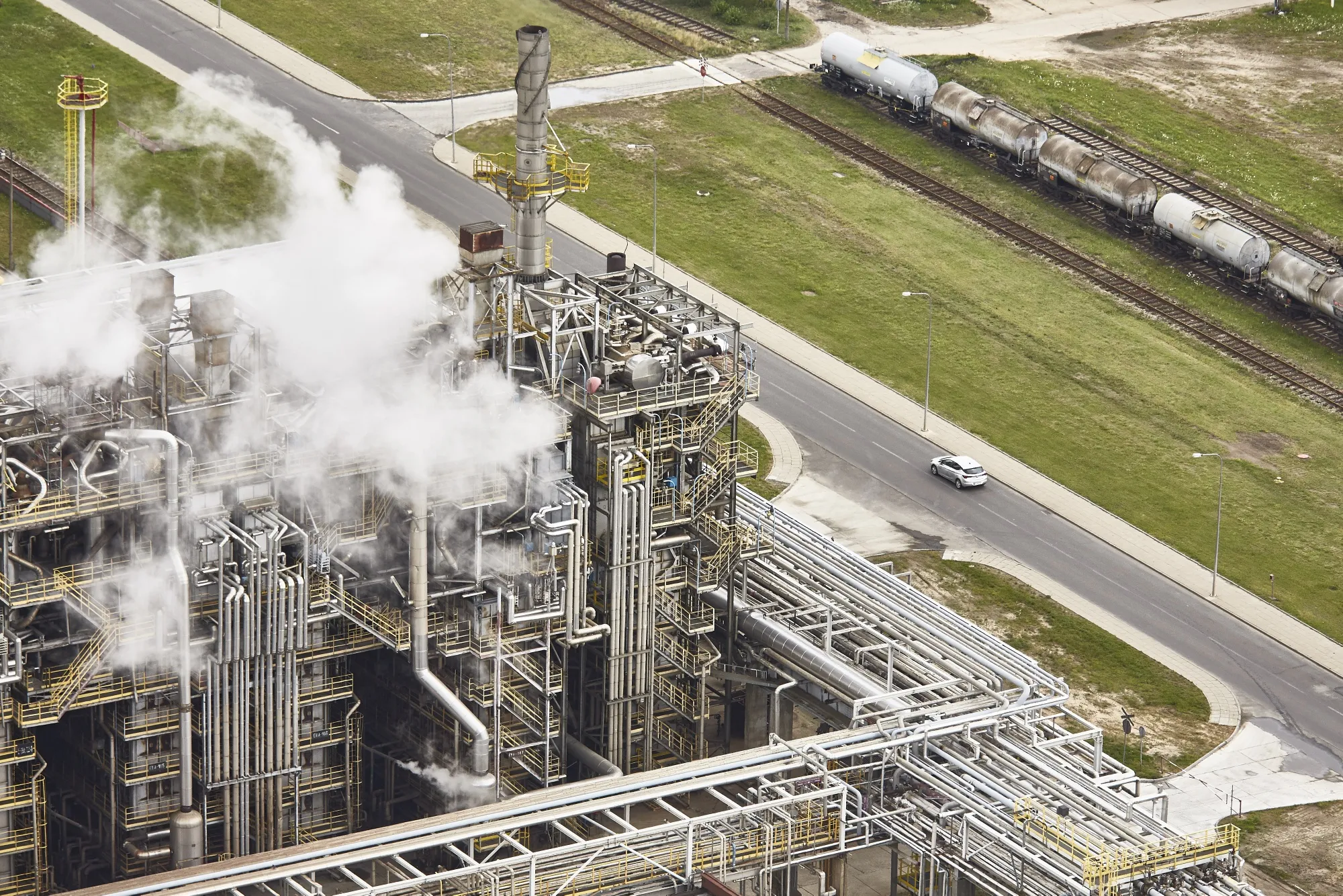 The PKN Orlen SA refinery in Plock, Poland.