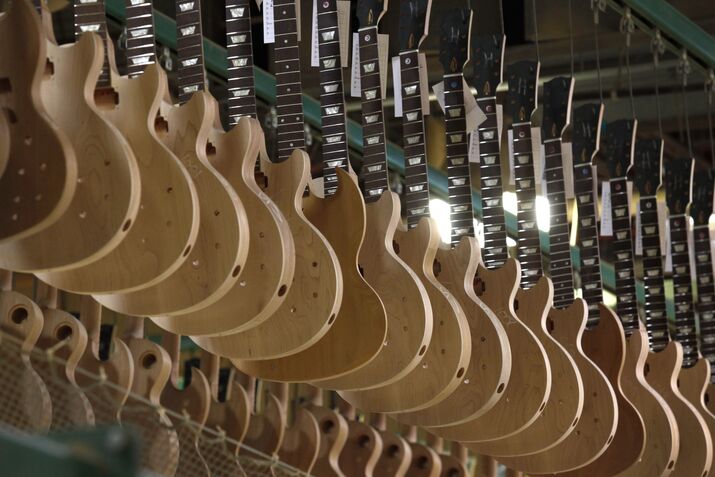 Operations At The Gibson Guitar Factory