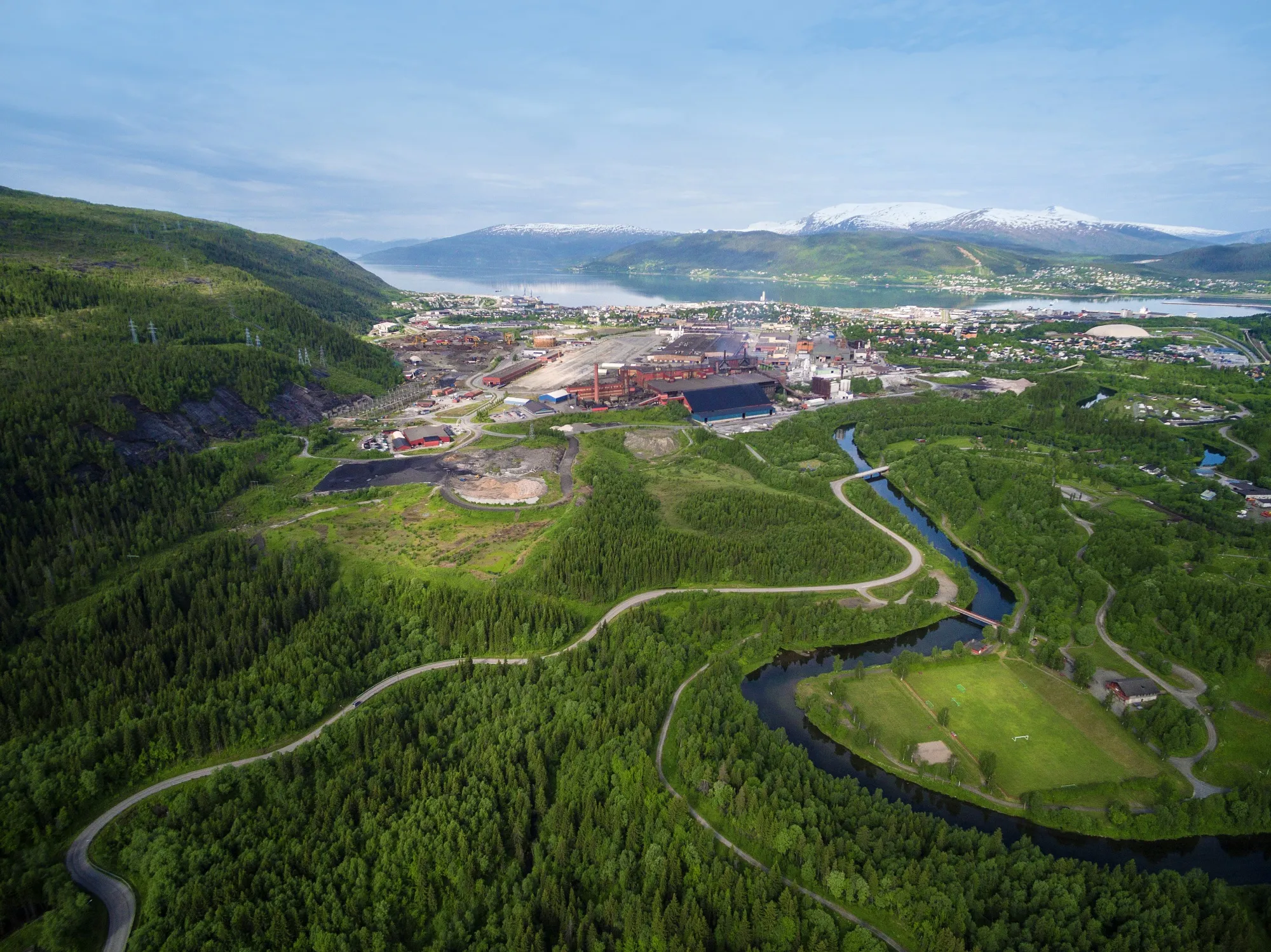 Mo Industrial Park in the town of Mo i Rana