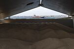 A ship coming from Ukraine loaded with grain is anchored in Istanbul prior to its inspection, on Oct. 11, 2022.