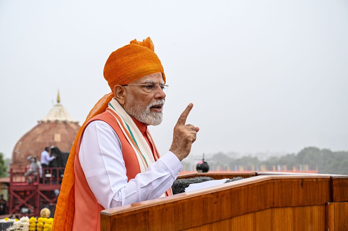 Modi Is Seizing on Trump’s Tariffs to Cut India Taxes, Red Tape