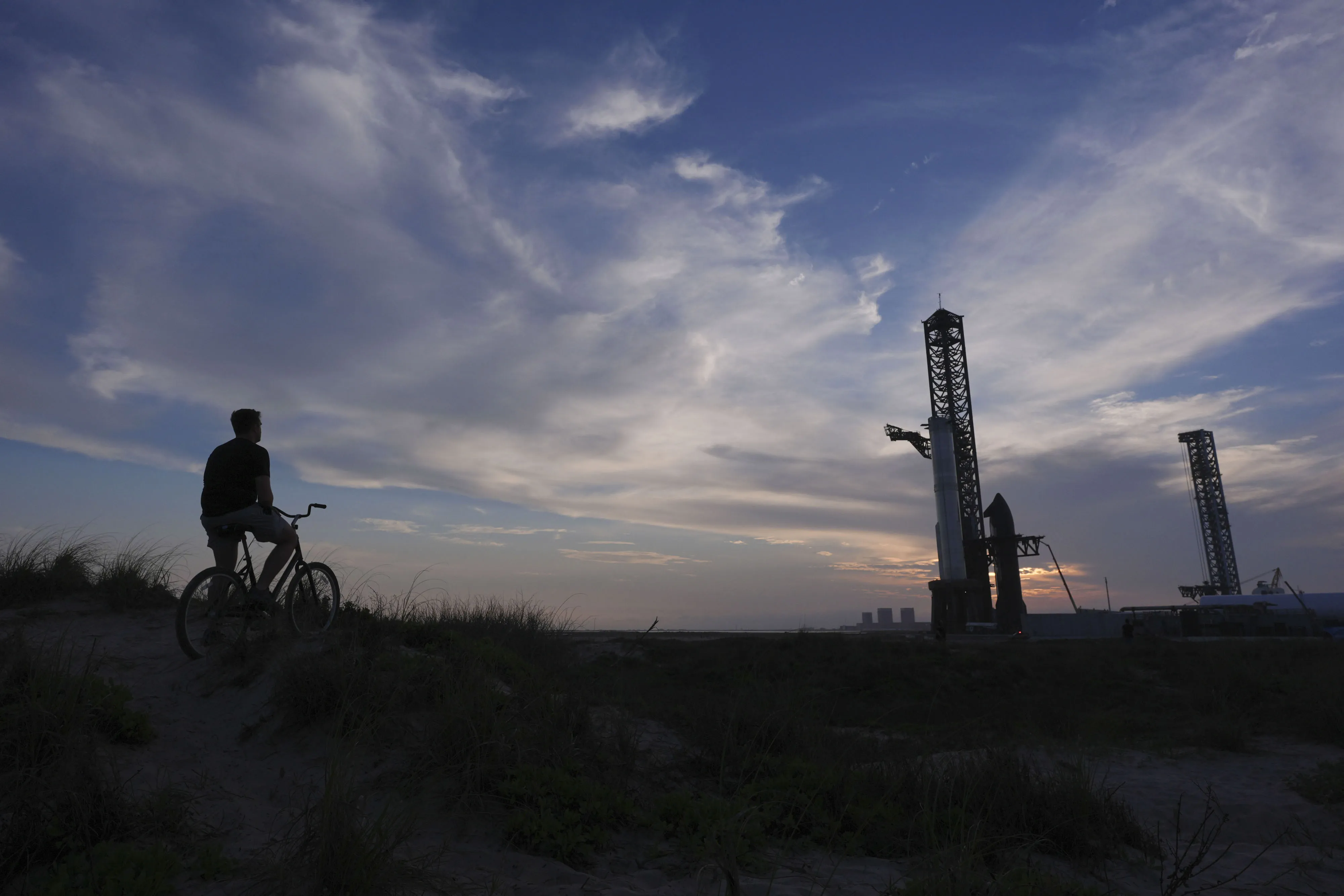 SpaceX’s Starship rocket prior to a test flight in Boca Chica, Texas, on March 2.