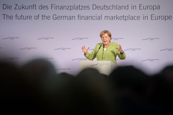 Merkel Endorses Euro Clearing Move to Frankfurt. Sort of.