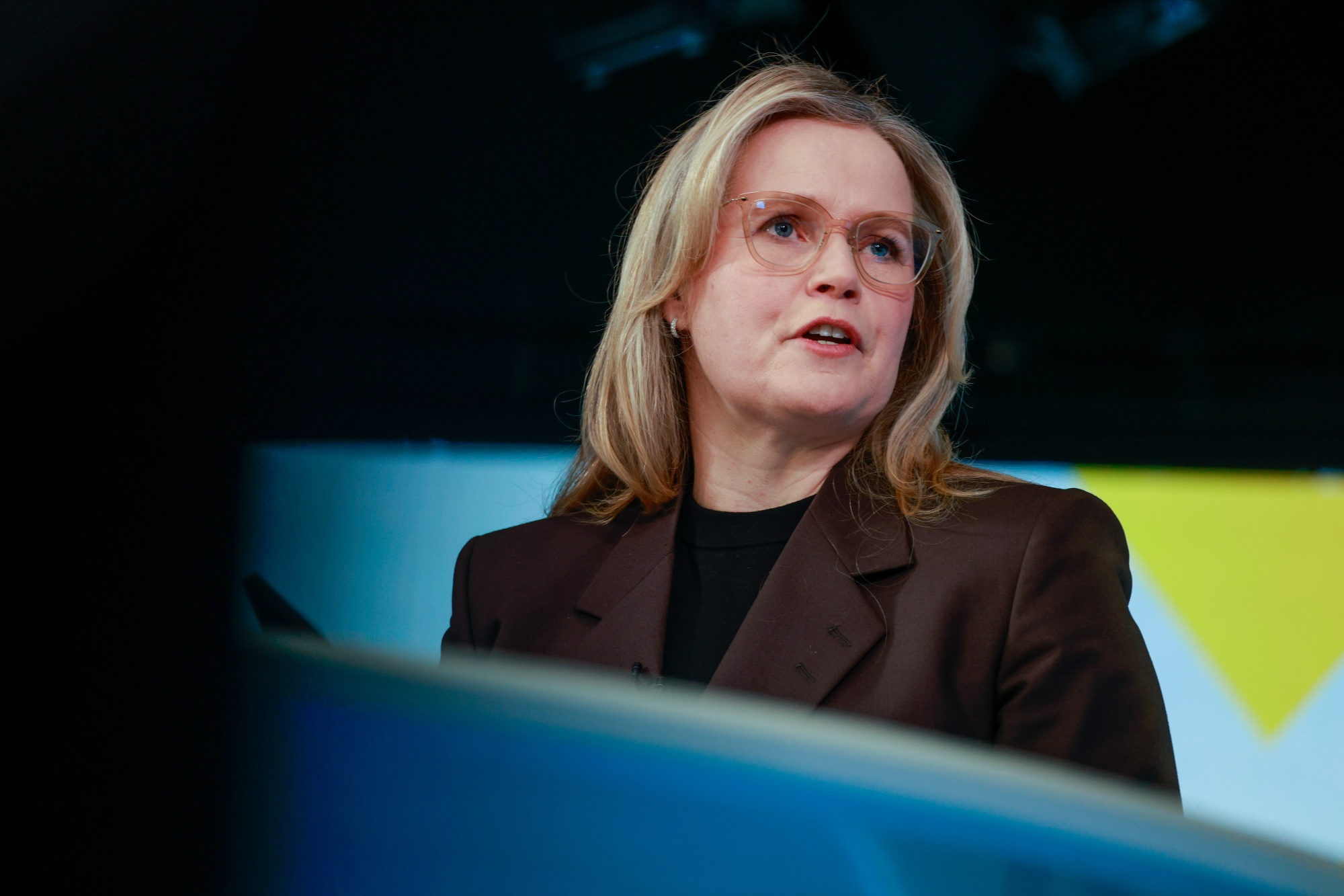 Birgitte Vartdal, on March 16. Photographer: Jason Alden/Bloomberg