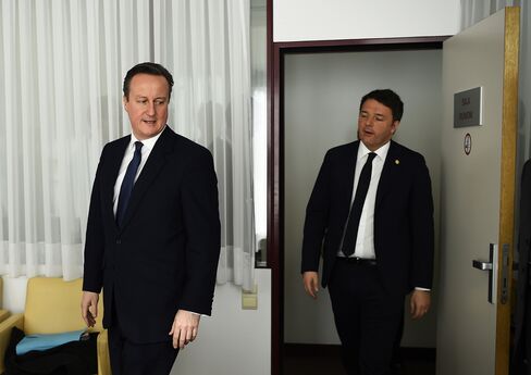 Cameron and Renzi