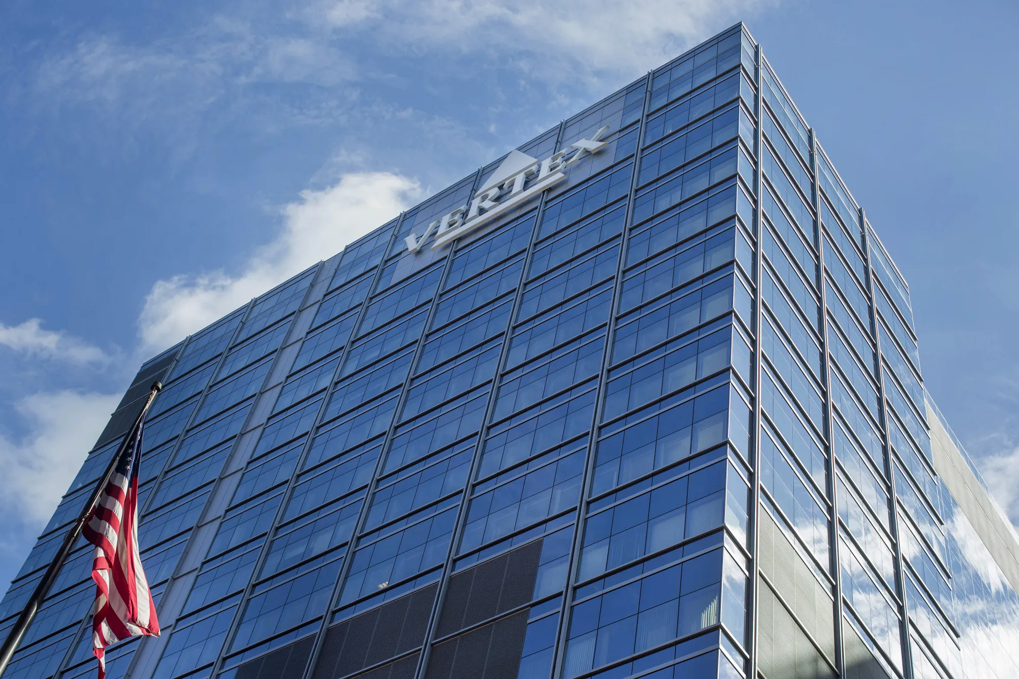 The Vertex Pharmaceuticals Inc. headquarters in Boston, Massachusetts.