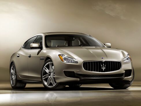 A Maserati Quattroporte.