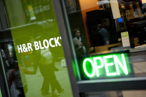 H&R Block Jumps Most in S&P 500 on Bank-Exit Deal