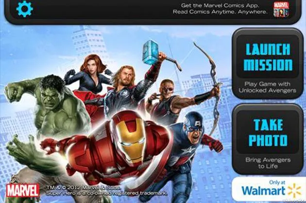 Walt Disney's expected blockbuster Marvel's The Avengers opened the summer movie season with a bang on May 4, with big midnight crowds of ticket holders and rave reviews. Early buzz says the film could record the biggest opening weekend of 2012. That's good news for businesses that have  hitched their star to the tale of earth's mightiest heroes banding together to save the planet from destruction. They've put an estimated $100 million in promotions behind the $220 million film, in addition to Disney's own estimated $150 million marketing budget.

To take advantage of the mania surrounding The Avengers, Wal-Mart Stores last week launched a Super Hero Augmented Reality mobile app for Apple and Android devices. Users download the app and then carry their phones through their local Wal-Mart; when they point them at special displays, their game characters gain new powers. To get all the powers, game players must travel through much of the store. (No, that wasn't an accident.)