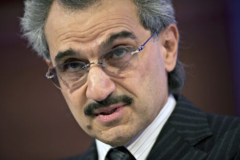 Saudi Arabia’s Prince Alwaleed bin Talal